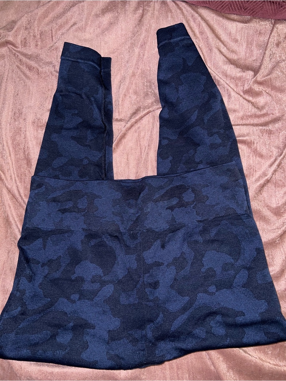 Gymshark Dark Navy Camo Leggings